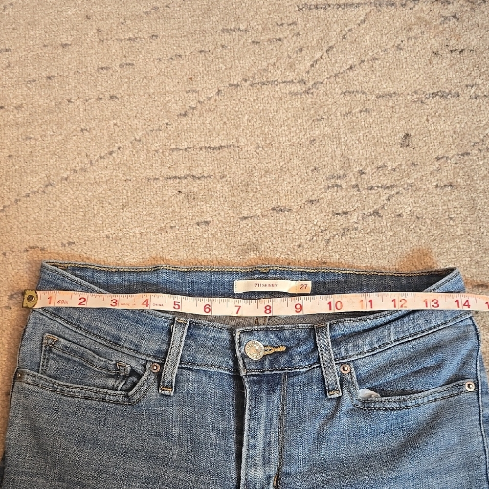 Levi's Blue Skinny Jeans with Modern Fit - Picture 5 of 12